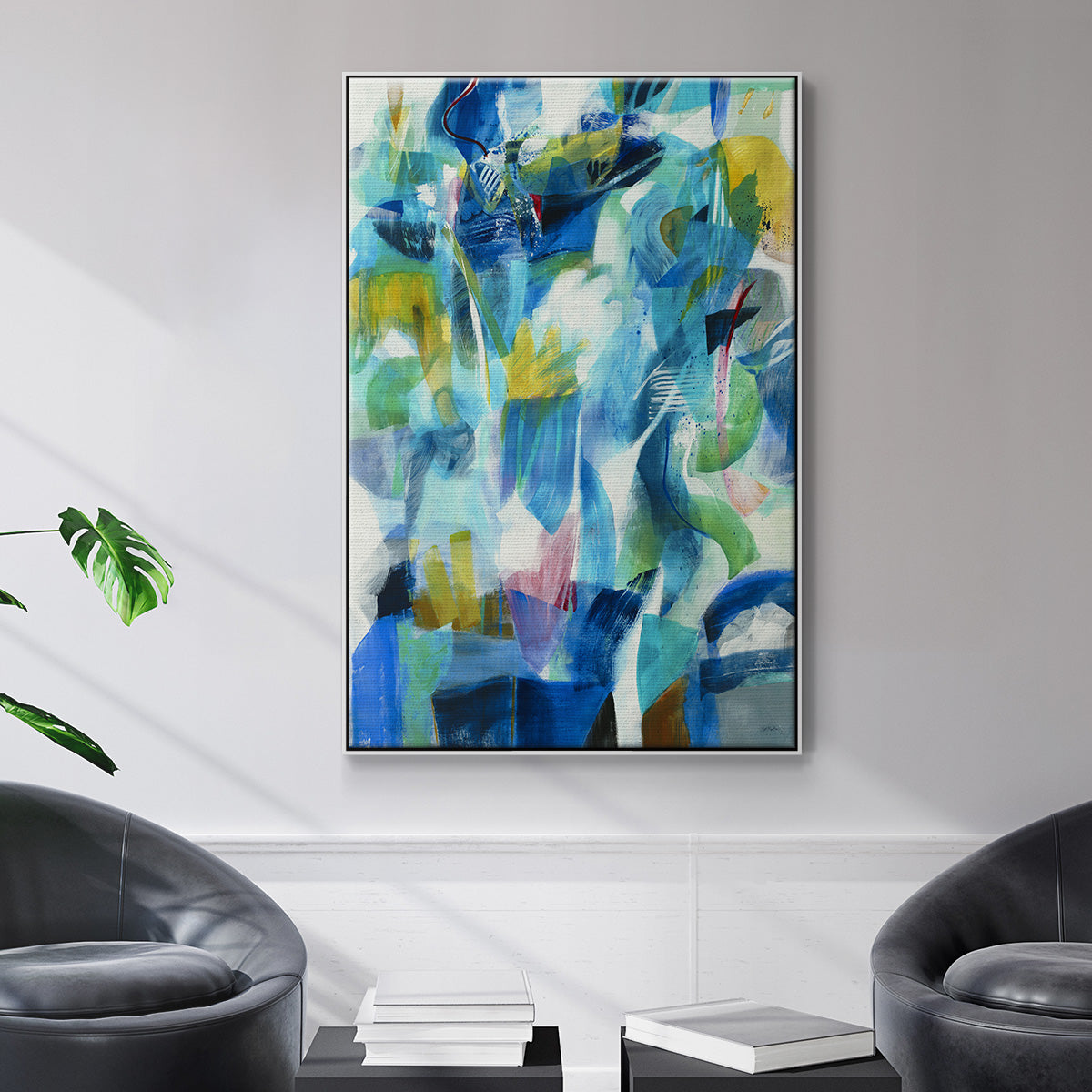 Green Passage - Floater Framed Canvas Print