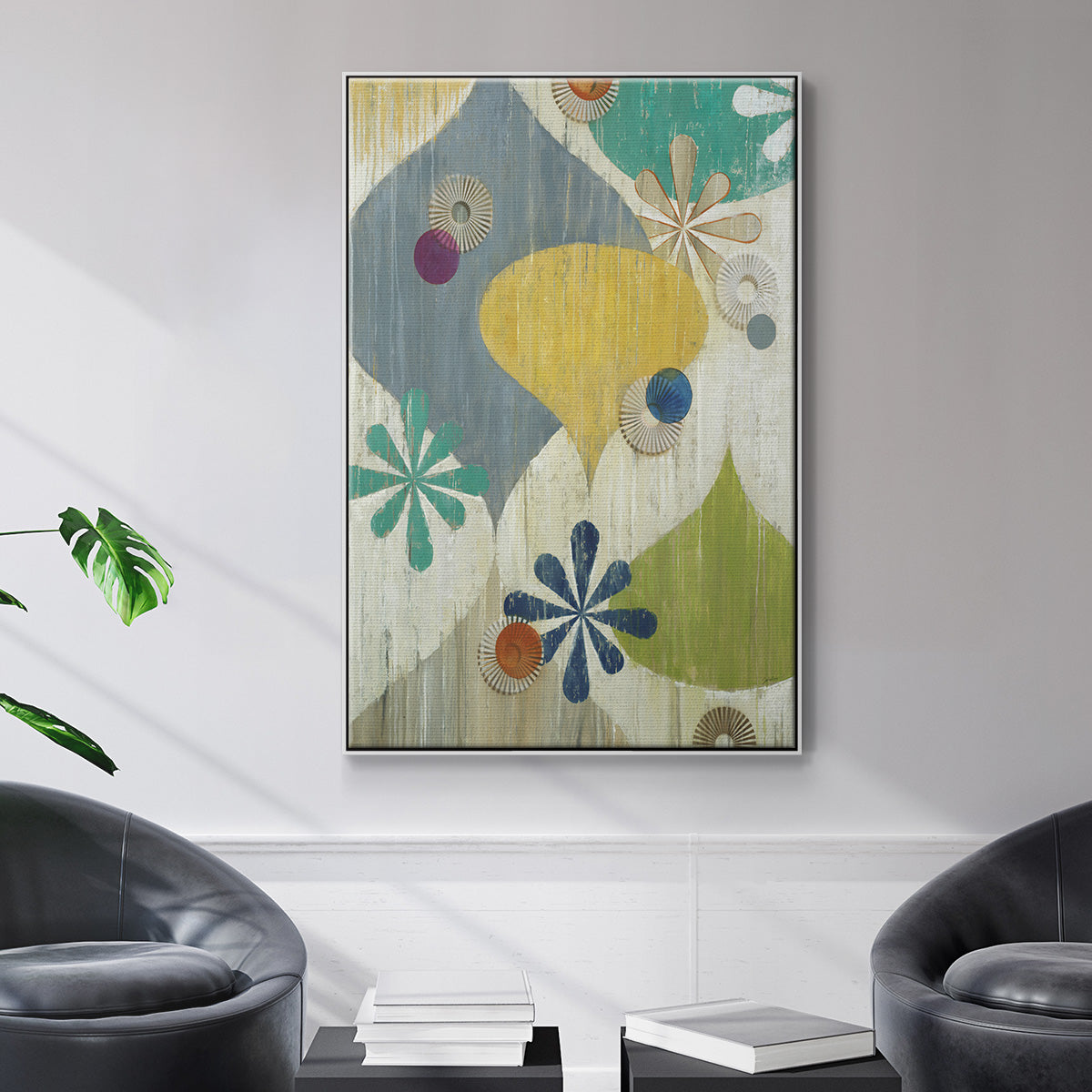 Asterisk - Floater Framed Canvas Print