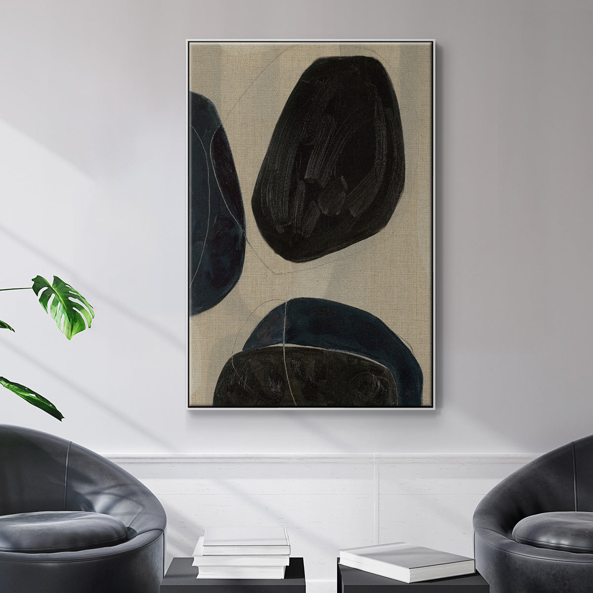 Gravity II - Floater Framed Canvas Print