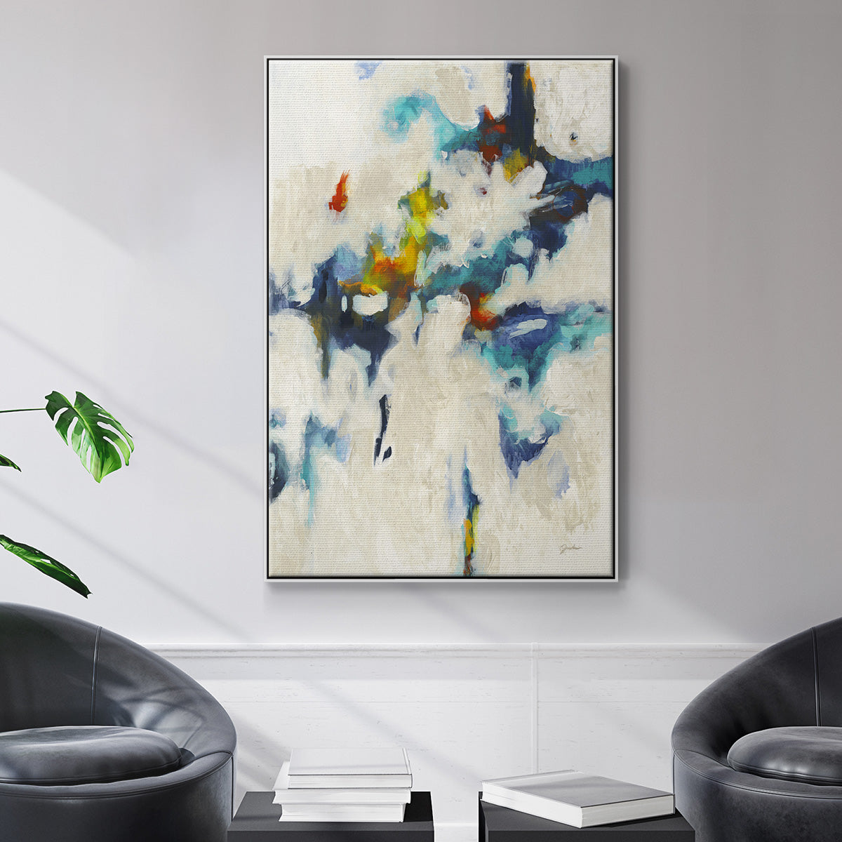 Find & Seek - Floater Framed Canvas Print