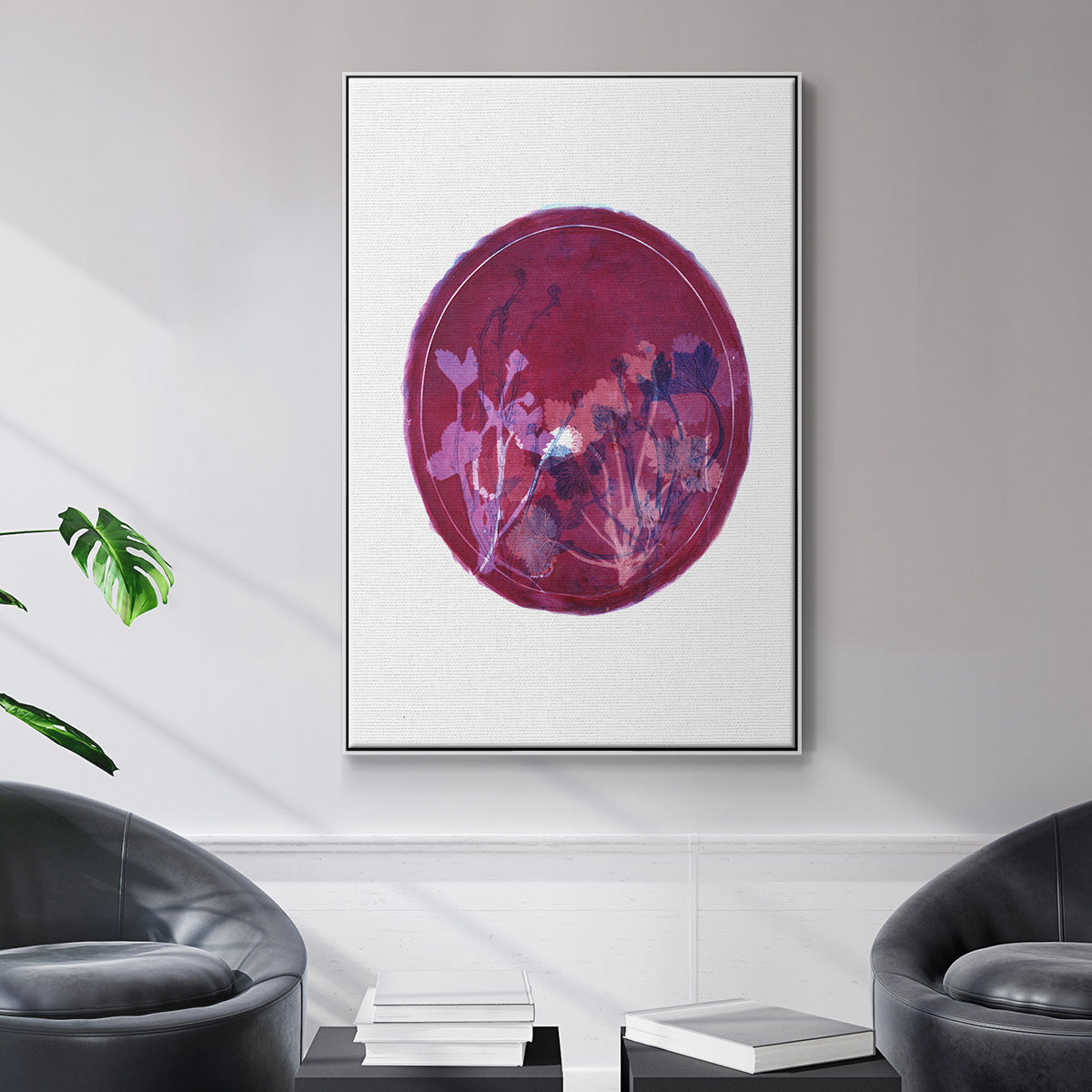 Strawberries and Forg II - Floater Framed Canvas Print