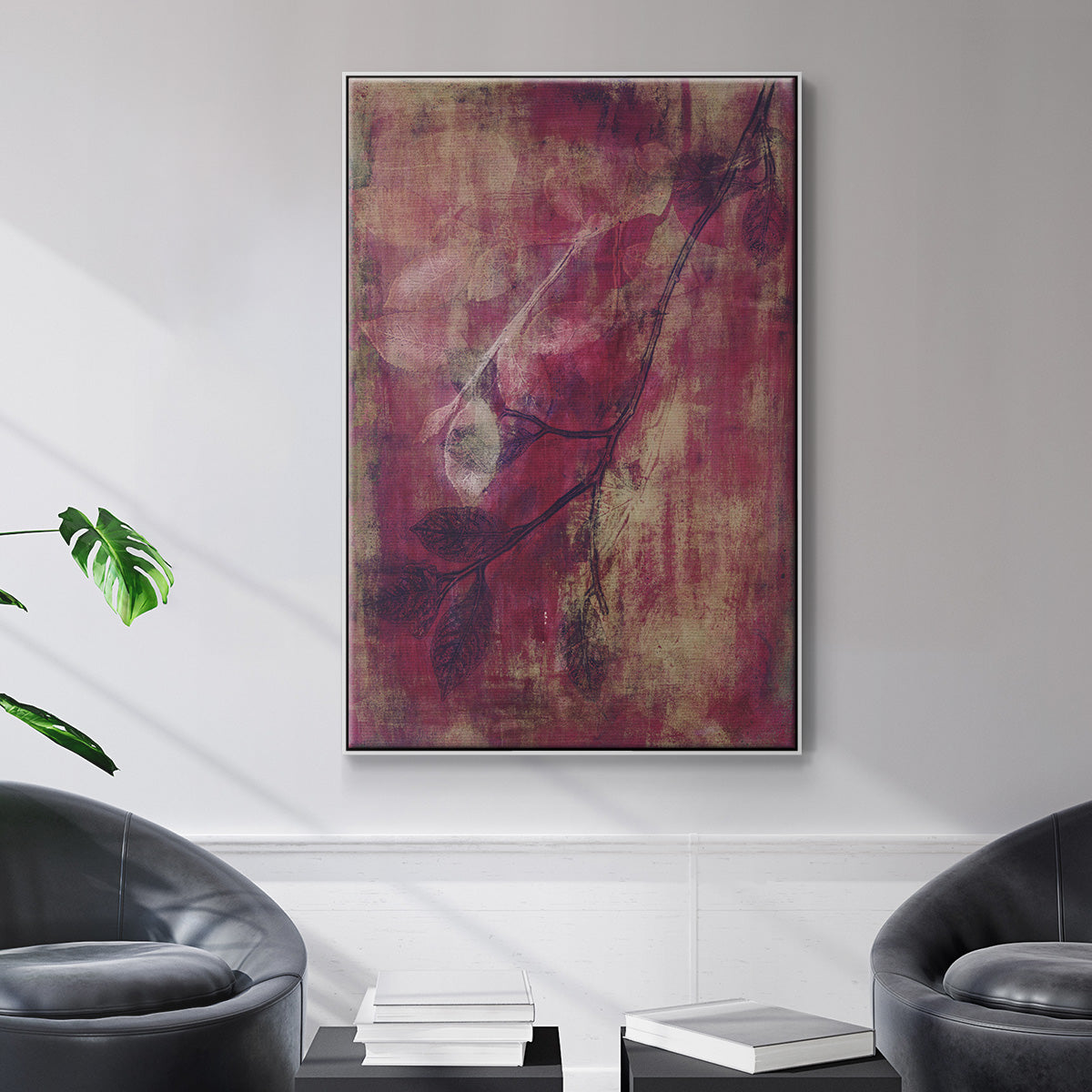 Branching Out XVII - Floater Framed Canvas Print