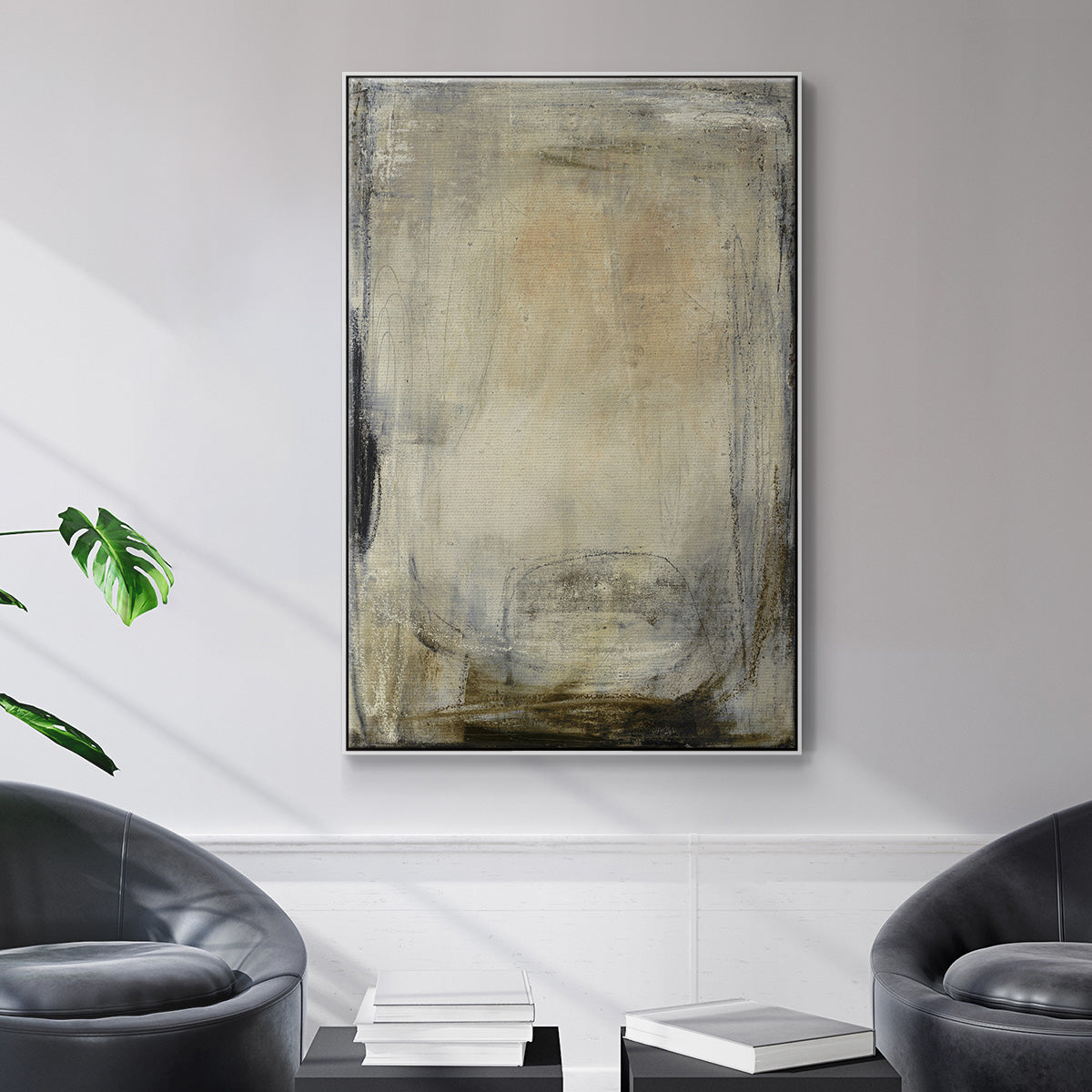 This is the Picture - Floater Framed Canvas Print