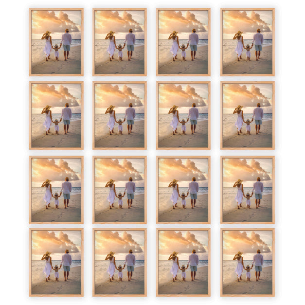 Set of 16 Restickable Custom Framed Photos - 11" x 14"