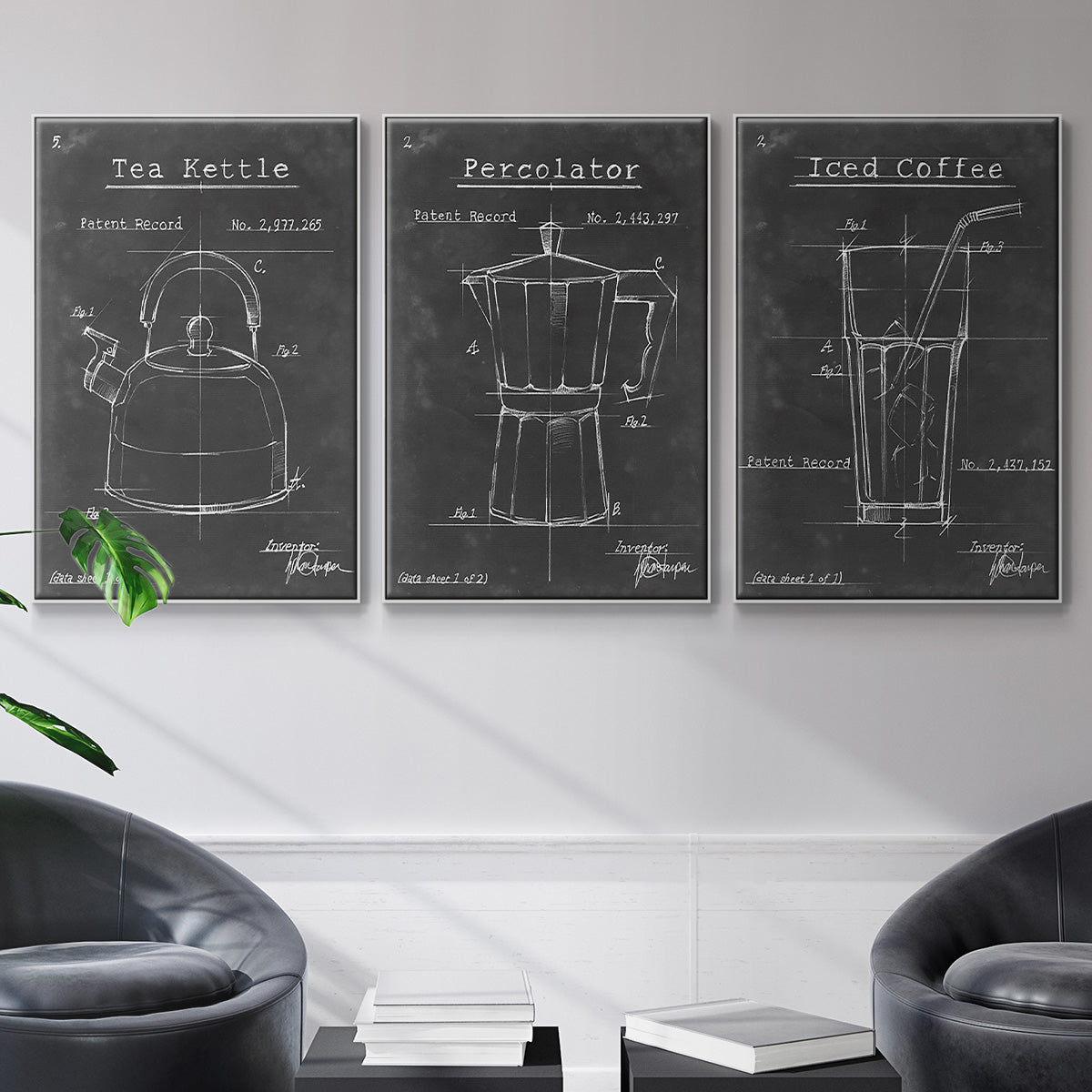 Morning Routine IV - Floater Framed Canvas Set