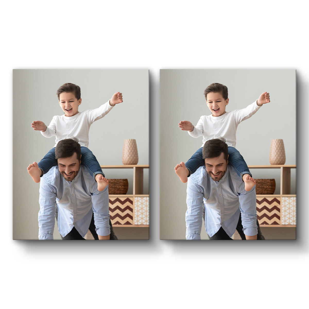 Set of 2 Restickable Custom Framed Photos - 16" x 20"
