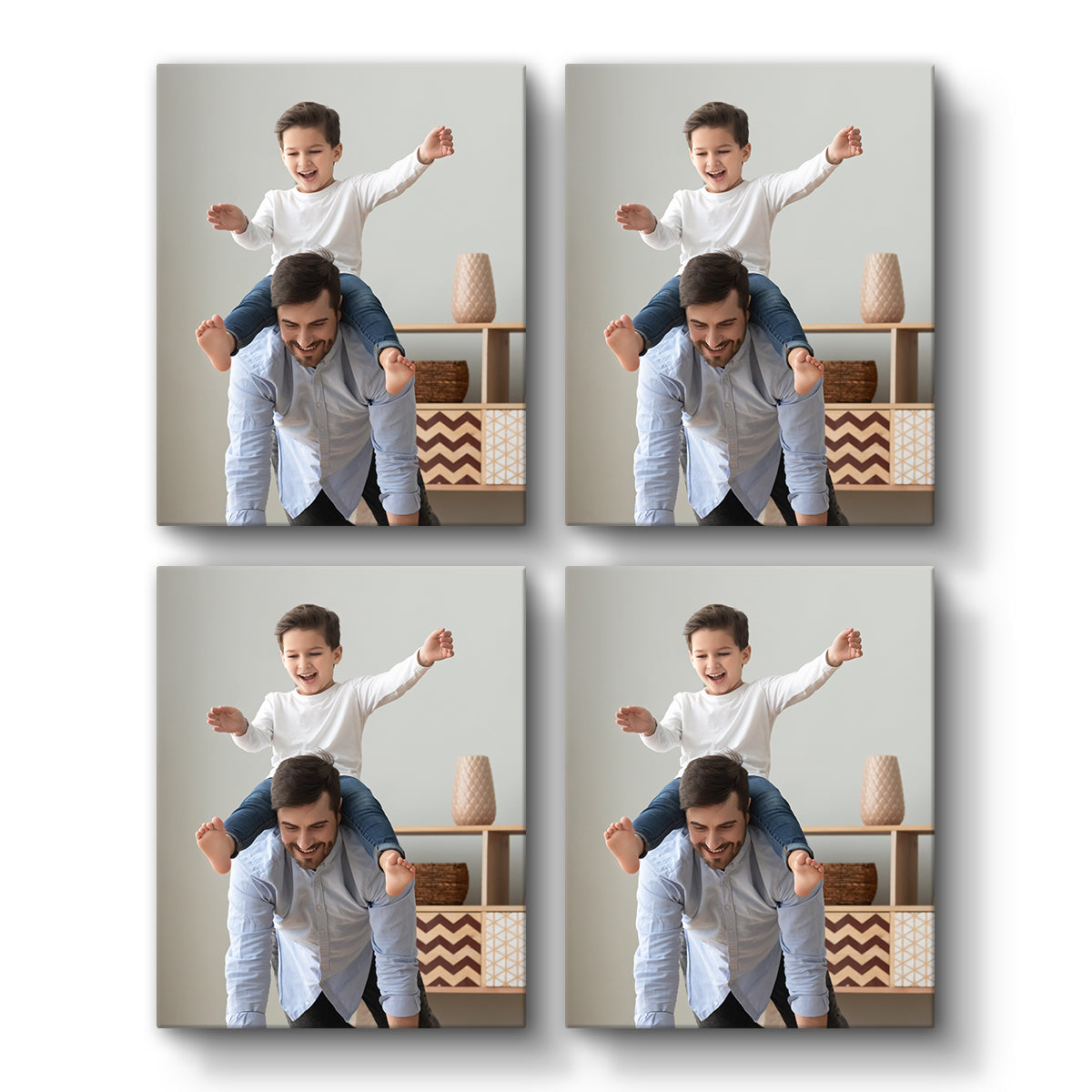 Set of 4 Restickable Custom Framed Photos - 16" x 20"