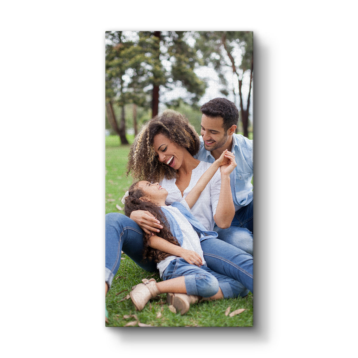 Restickable Custom Framed Photo - 12" x 24"