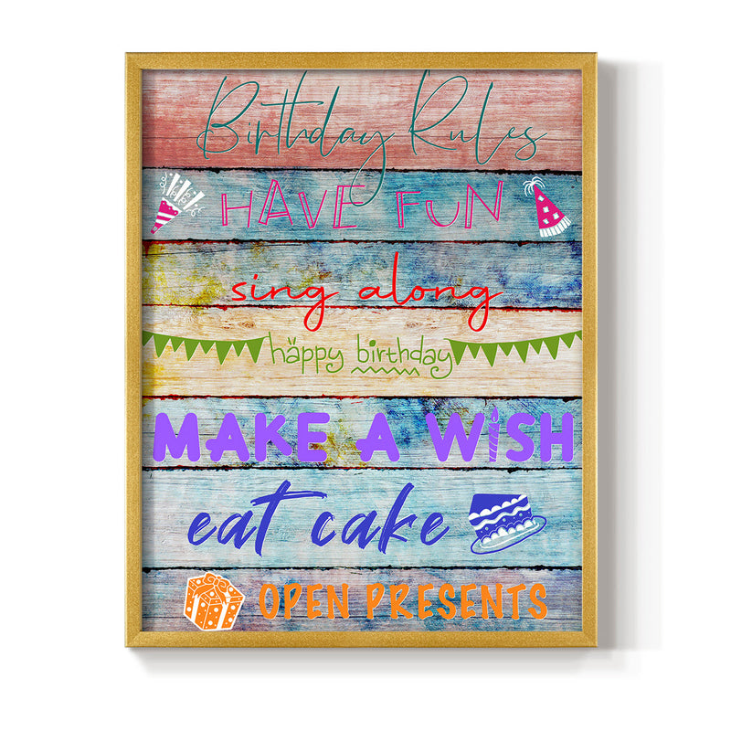 Restickable Framed Art