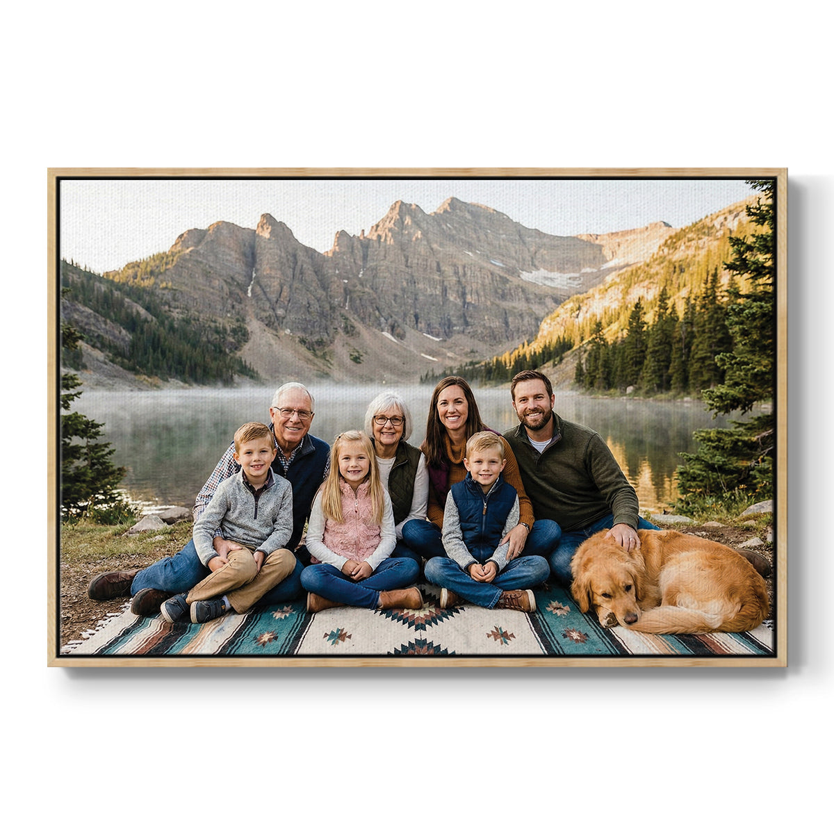 Custom L / Floater Framed Canvas