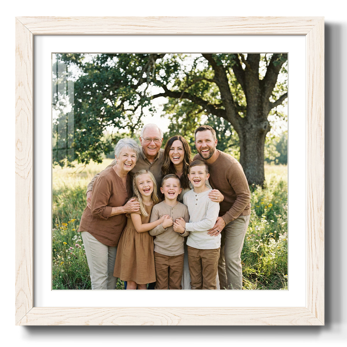 Square Custom Rustic Frames - Gallery Wrapped Canvas or Prints