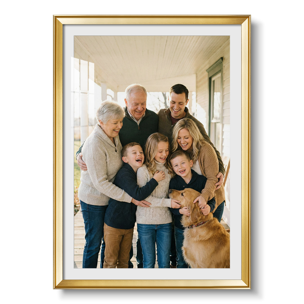 Modern Custom Framed Paper