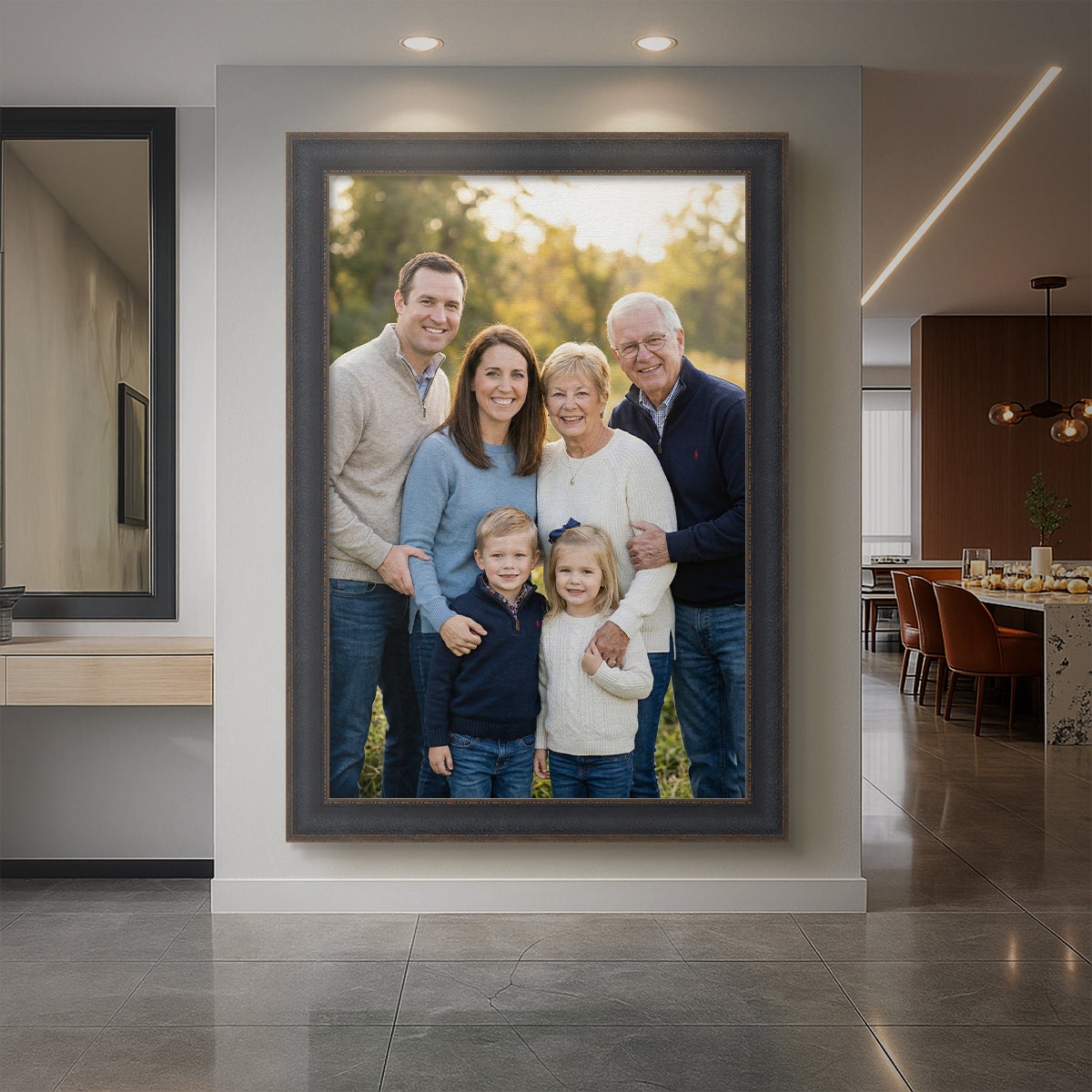 Custom Framed Canvas - Traditional & Ornate Collection