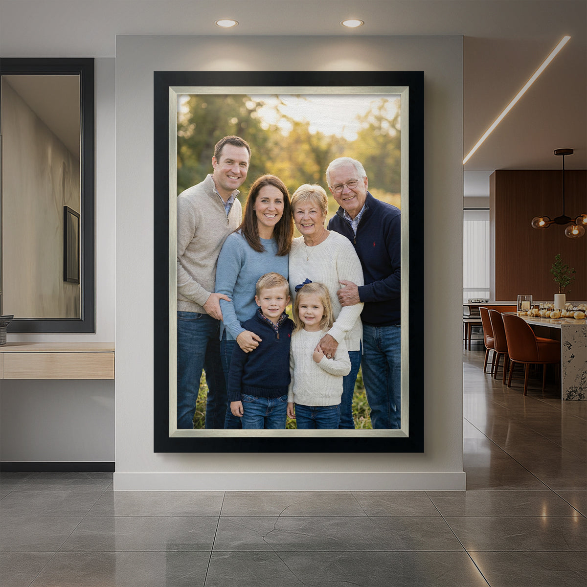 Custom Framed Canvas - Traditional & Ornate Collection