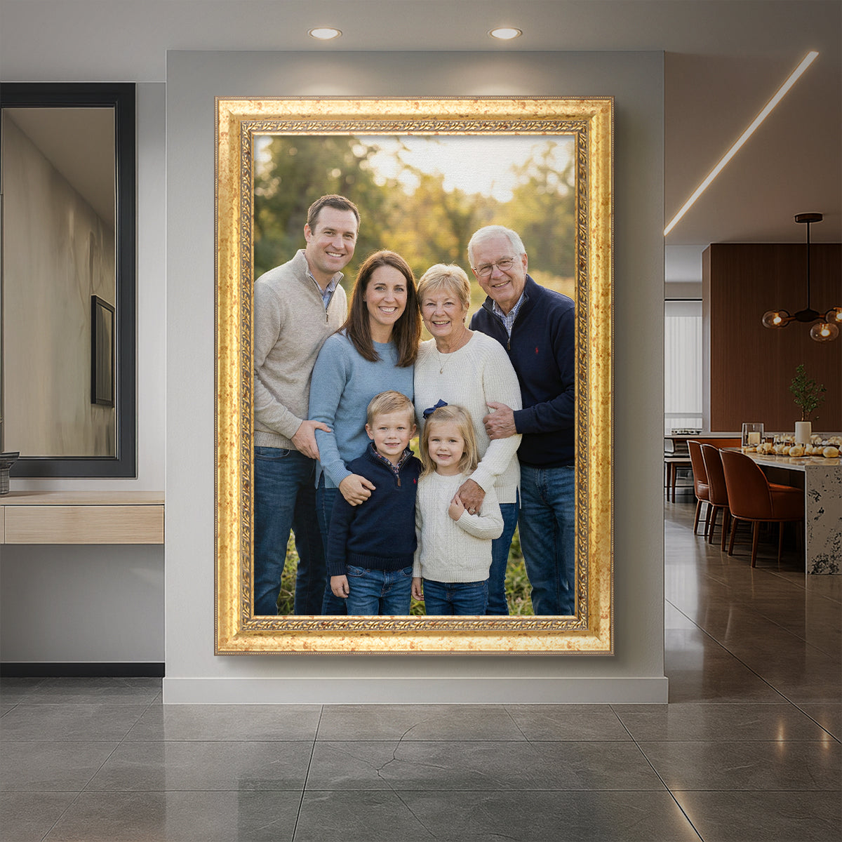 Custom Framed Canvas - Traditional & Ornate Collection