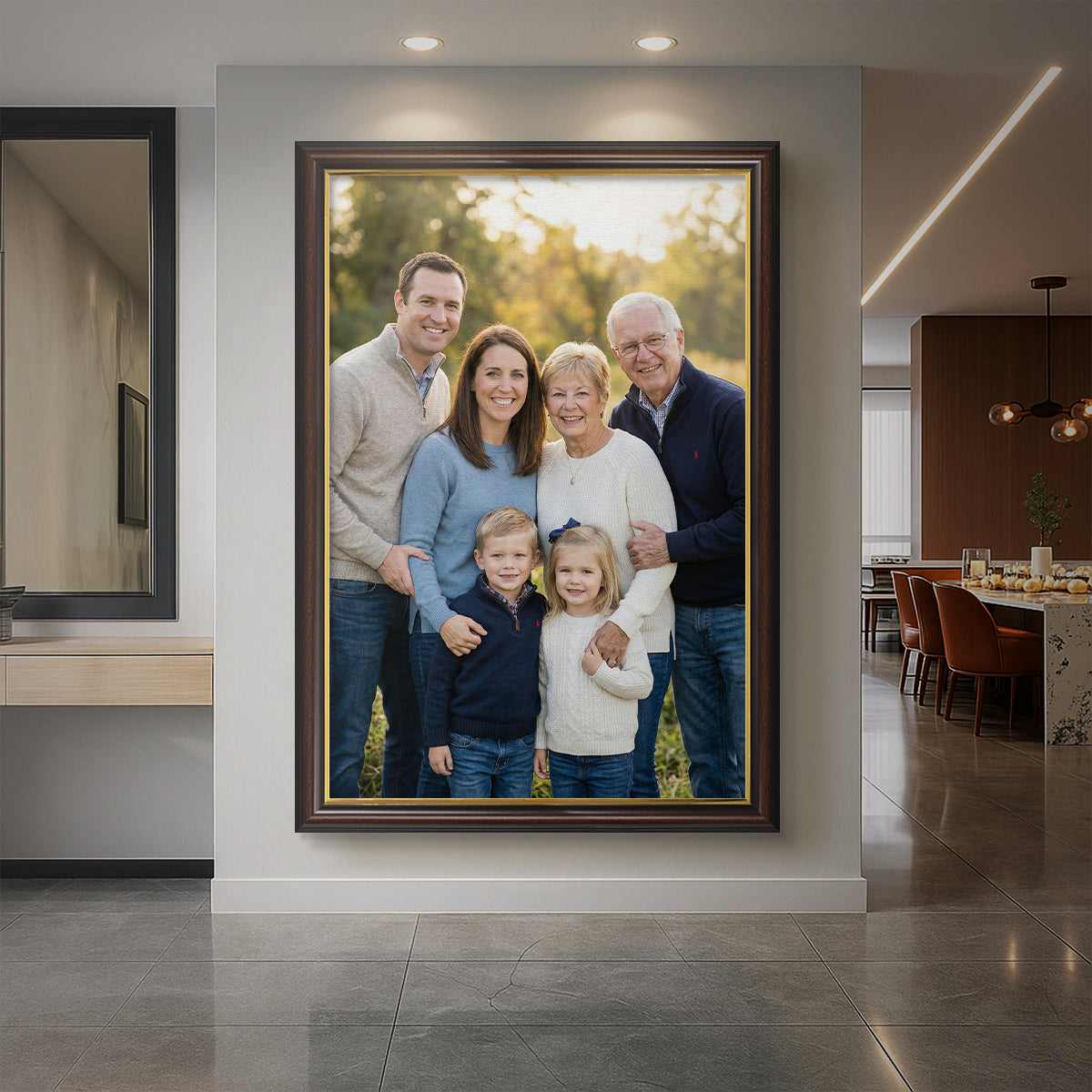 Custom Framed Canvas - Traditional & Ornate Collection