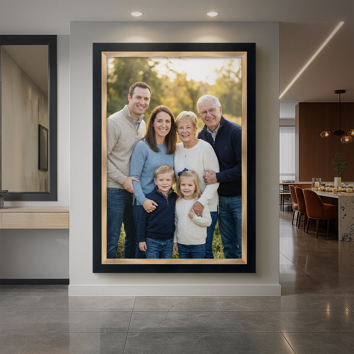 Custom Framed Canvas - Traditional & Ornate Collection