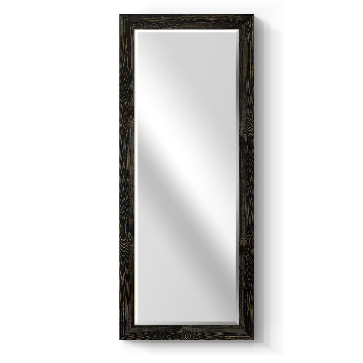 Barnwood Wood Framed with Beveled Edge Mirror