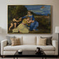The Aldobrandini Madonna, 1532 - Floater Framed Canvas Print