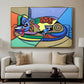 A Dog Named Picasso - Floater Framed Canvas Print