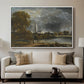 Salisbury Cathedral from the Meadows, c. 1831 - Floater Framed Canvas Print