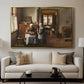 Grandmother's Feast, 1873 - Floater Framed Canvas Print