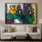 Pitcher and Bowl of Fruit, 1931 - Floater Framed Canvas Print