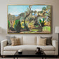 Landscape near Nice, c. 1918 - Floater Framed Canvas Print