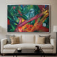The Monkey, 1912 - Floater Framed Canvas Print