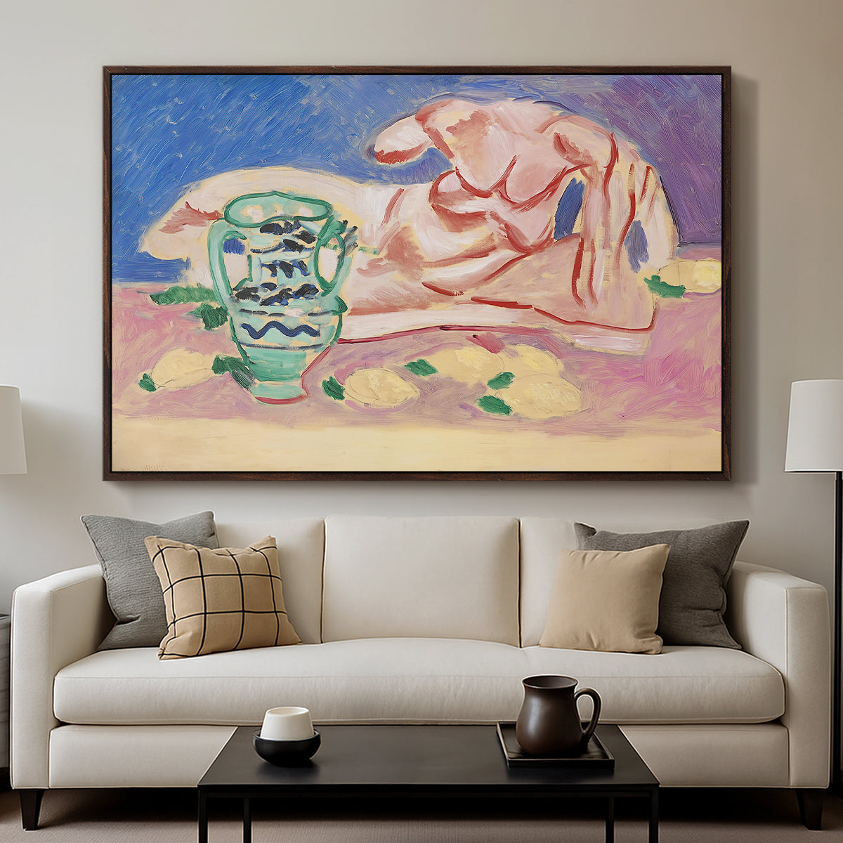 Ilyssus from the Parthenon, 1908 - Floater Framed Canvas Print