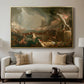 The Course of Empire: Destruction, 1836 - Floater Framed Canvas Print