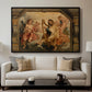 King David Playing the Harp, c. 1627-1628 - Floater Framed Canvas Print