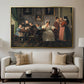 The Waagepetersen Family, 1836 - Floater Framed Canvas Print