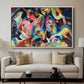 Improvisation. Deluge, 1913 - Floater Framed Canvas Print