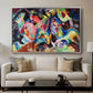 Improvisation. Deluge, 1913 - Floater Framed Canvas Print