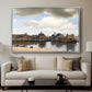 View of Delft, c. 1660-1661 - Floater Framed Canvas Print