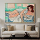 Nude in a Bathrobe (Nu au peignoir), 1941 - Floater Framed Canvas Print
