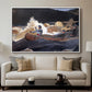 Shooting the Rapids, Saguenay River, 1905-1910 - Floater Framed Canvas Print