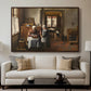 Grandmother's Feast, 1873 - Floater Framed Canvas Print