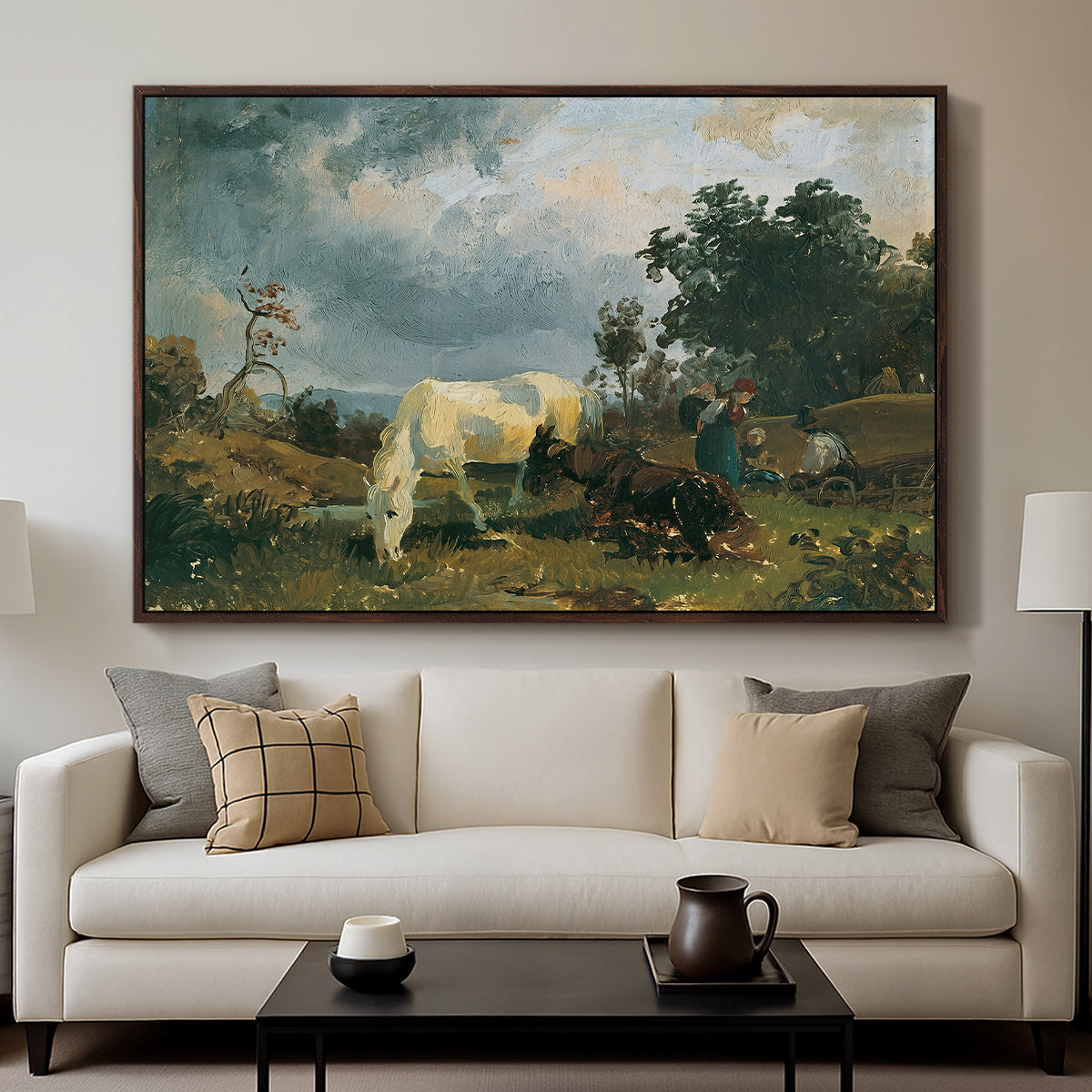 A Mold on the Heath, c. 1830 - Floater Framed Canvas Print