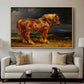 The Shire Horse Elephant in an Extensive Landscape, c. 1850s - Floater Framed Canvas Print