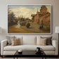 The Country House of Gustave Coûteaux, 1871 - Floater Framed Canvas Print