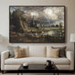 Salisbury Cathedral from the Meadows (Detail), 1831 - Floater Framed Canvas Print