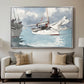 Fishing Boats, Key West, 1903 - Floater Framed Canvas Print