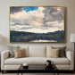 The Lone Boat, North Woods Club, Adirondacks, 1892 - Floater Framed Canvas Print