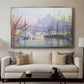 The Port of Marseille, 1905 - Floater Framed Canvas Print