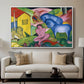 The Dream, 1912 - Floater Framed Canvas Print