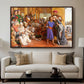 The Finding of the Saviour in the Temple, 1854-1860 - Floater Framed Canvas Print