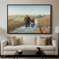 The Old Man and the Child, 1888 - Floater Framed Canvas Print
