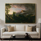 The Course of Empire: The Savage State, 1834 - Floater Framed Canvas Print